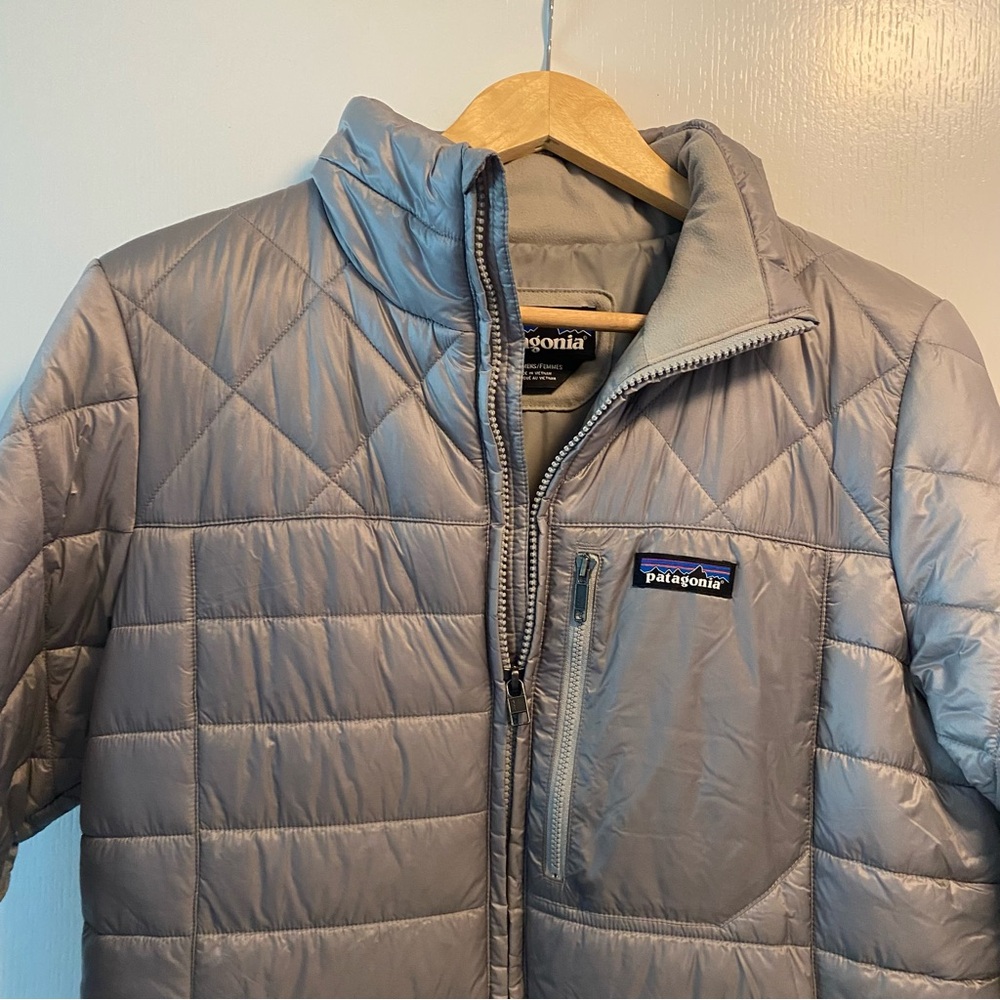 Patagonia Gray Quilted Coat